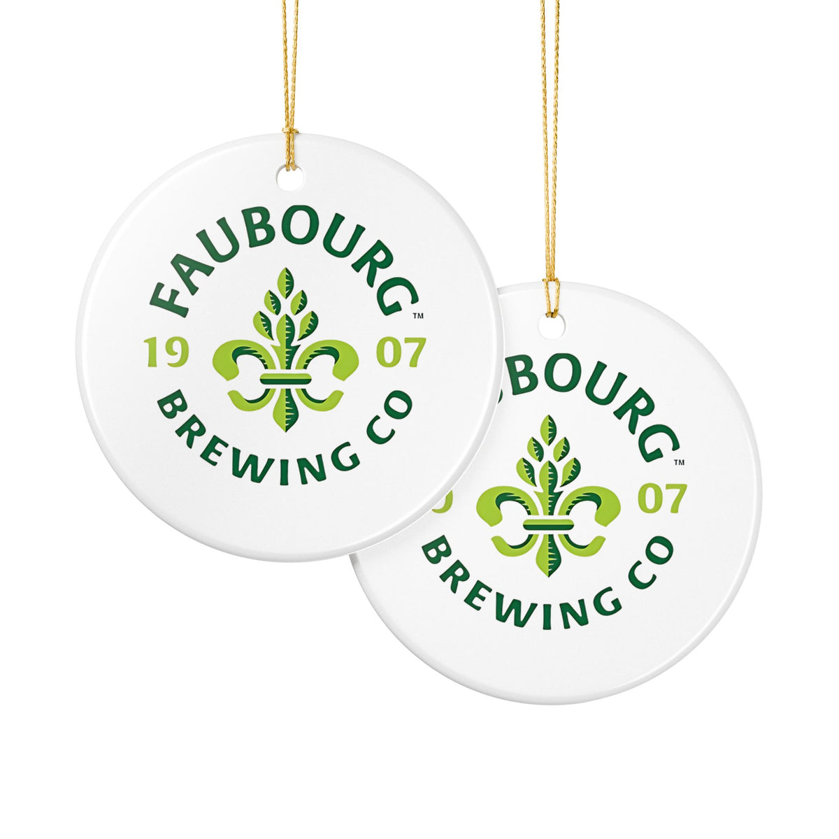 Faubourg Brewing Ceramic Ornament