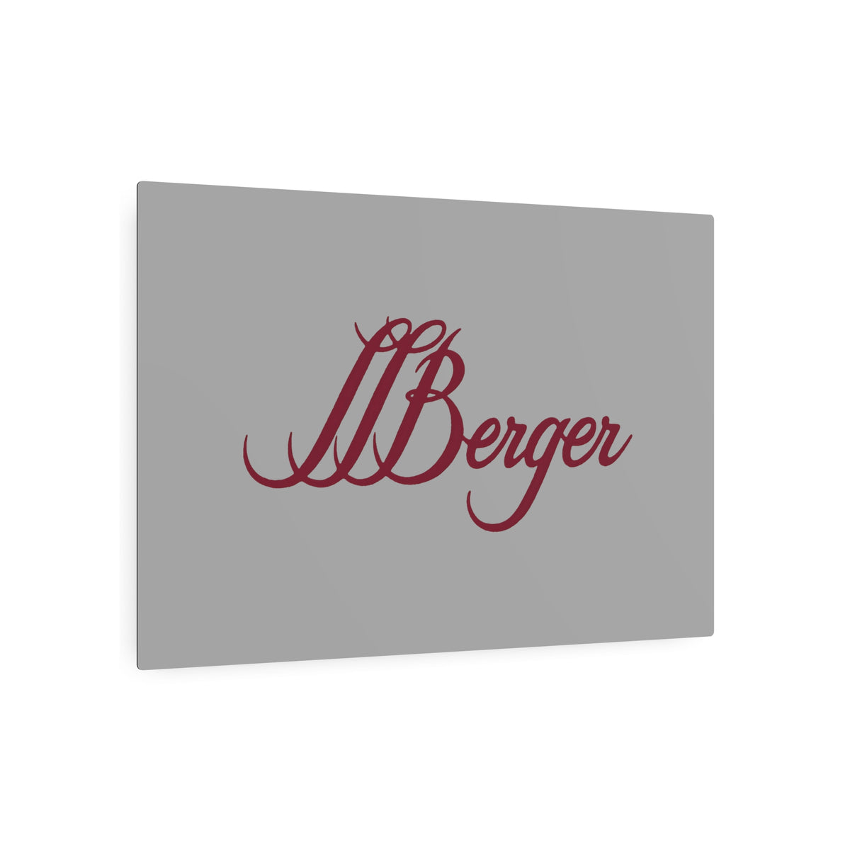 L. L. Berger Metal Sign