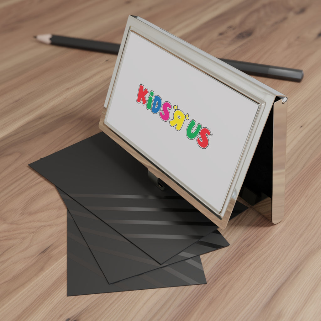 Kids R Us Metal Business Card Holder