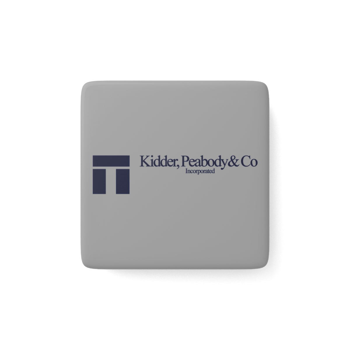 Kidder, Peabody & Co. Square Porcelain Fridge Magnet