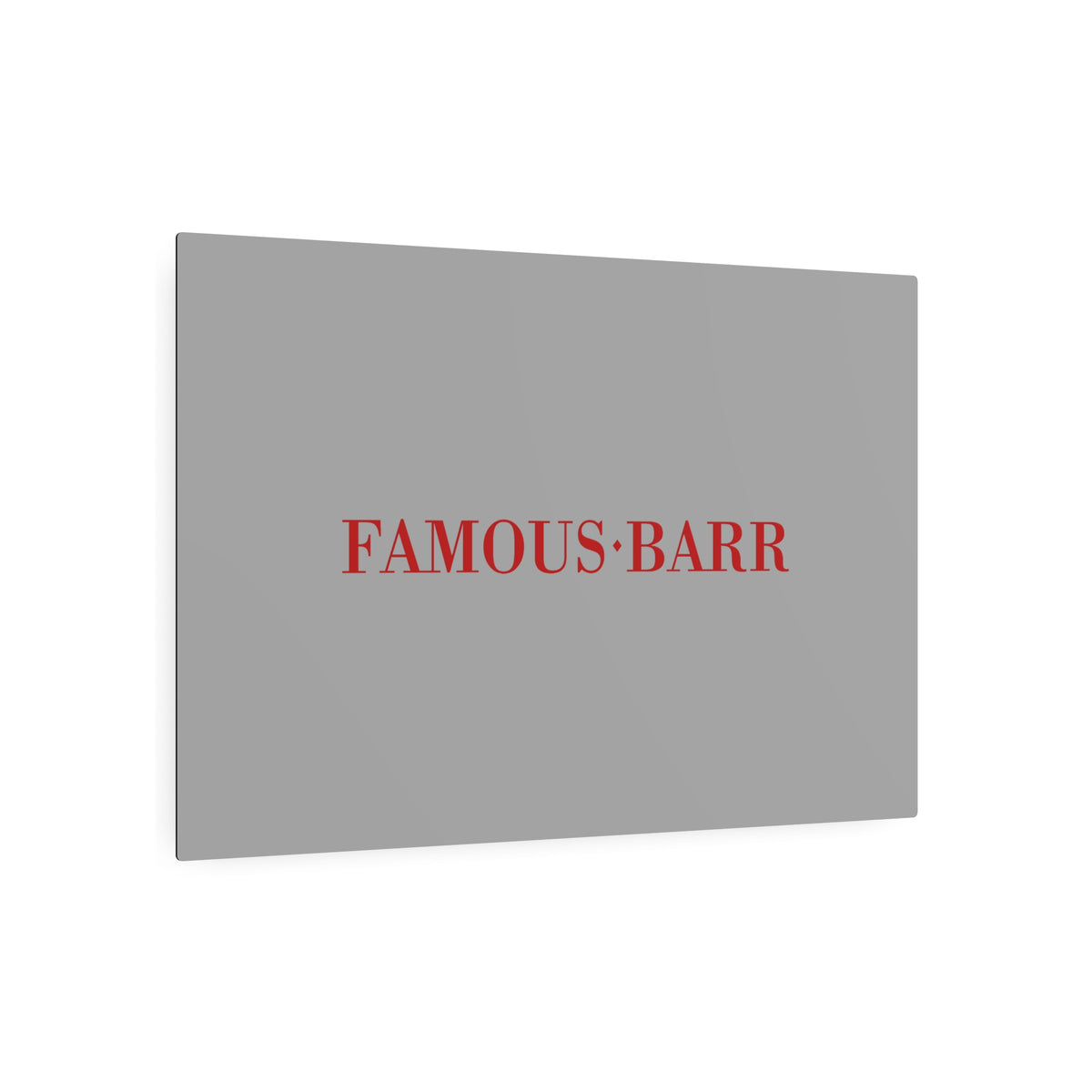 Famous-Barr Metal Sign