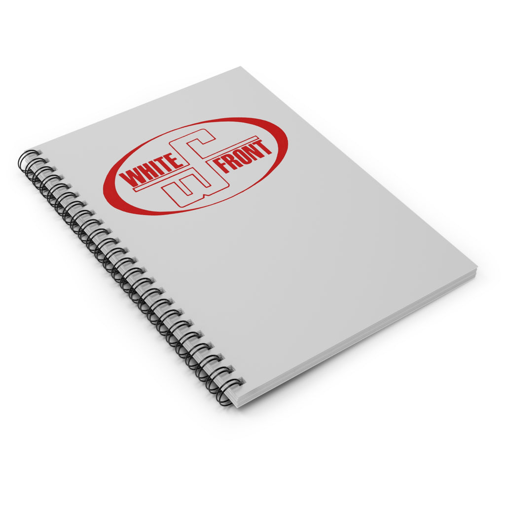 White Front Spiral Notebook