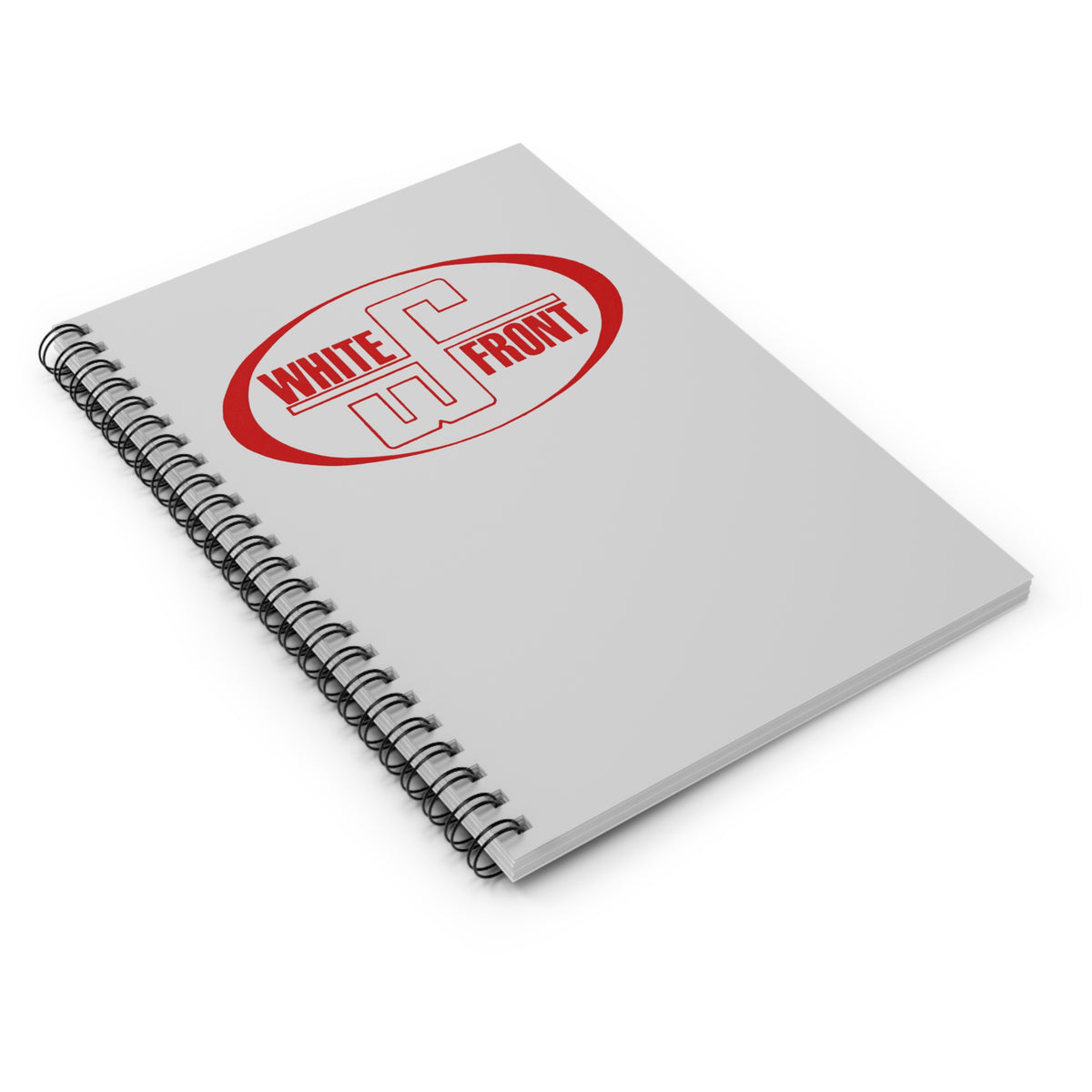 White Front Spiral Notebook