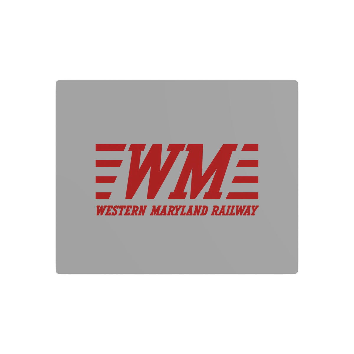 Western Maryland Railway Metal Sign