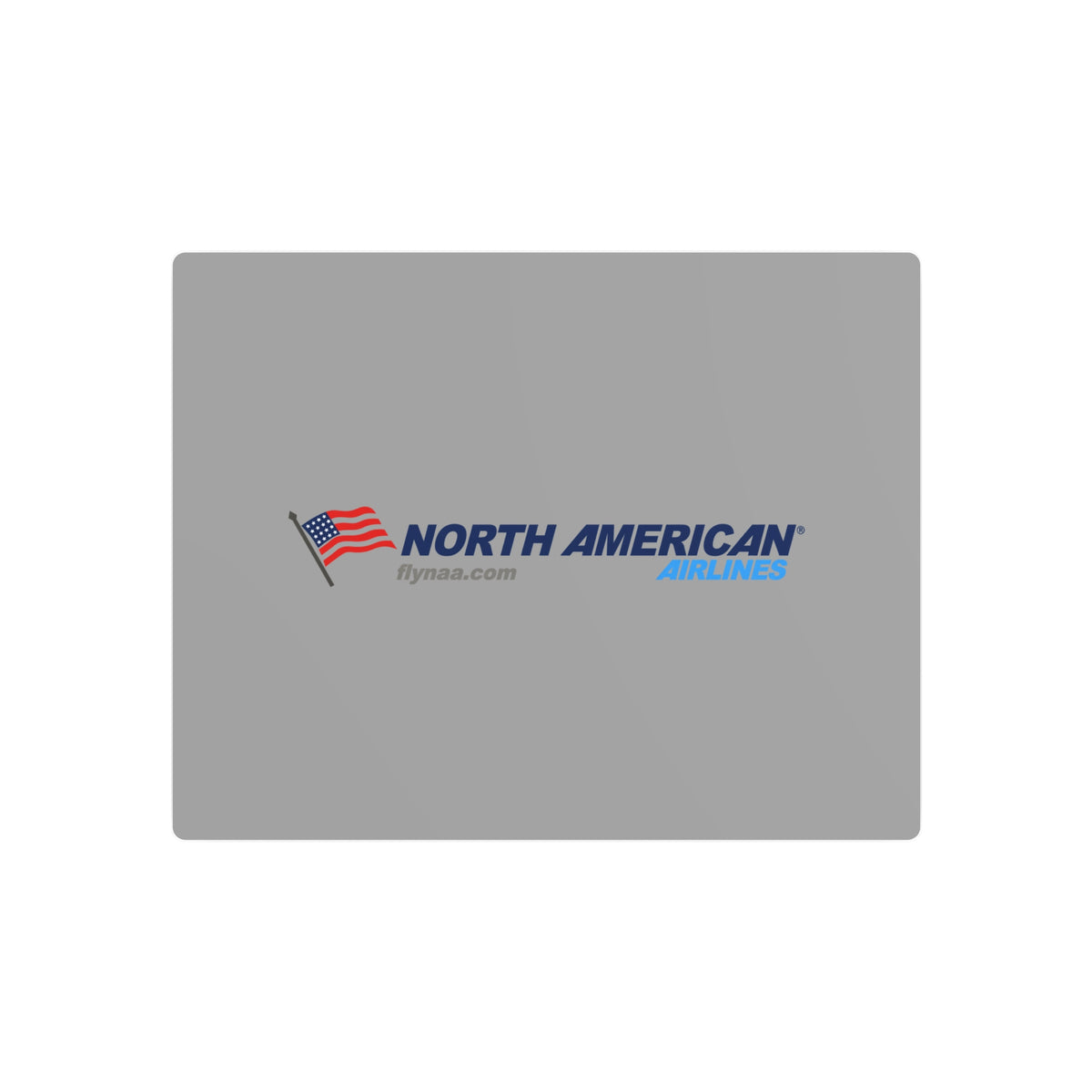 North American Airlines Metal Sign