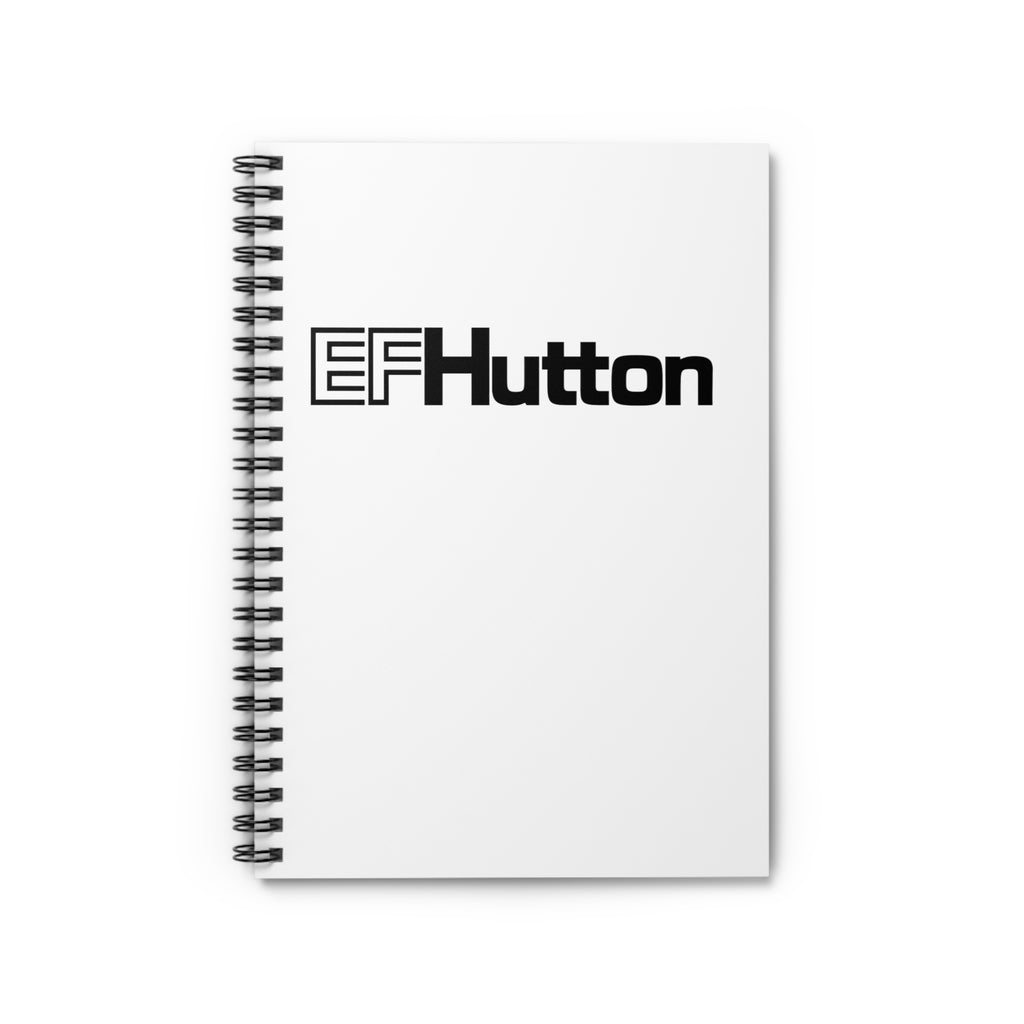 E. F. Hutton Spiral Notebook
