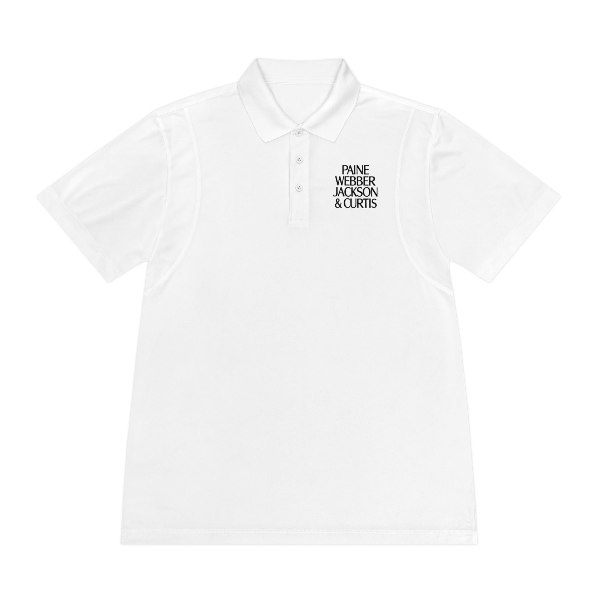 Paine Webber Jackson & Curtis Men's Sport Polo Shirt
