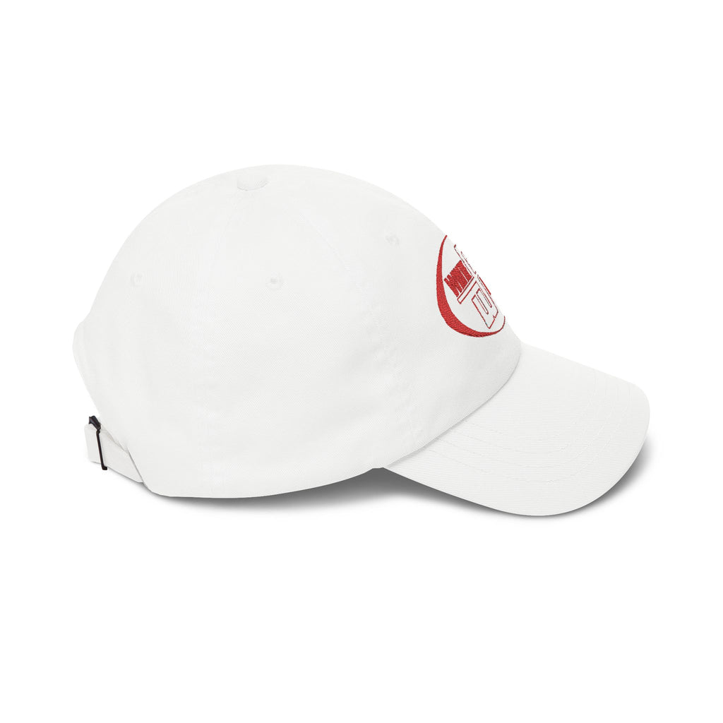White Front Embroidered Dad Cap Hat