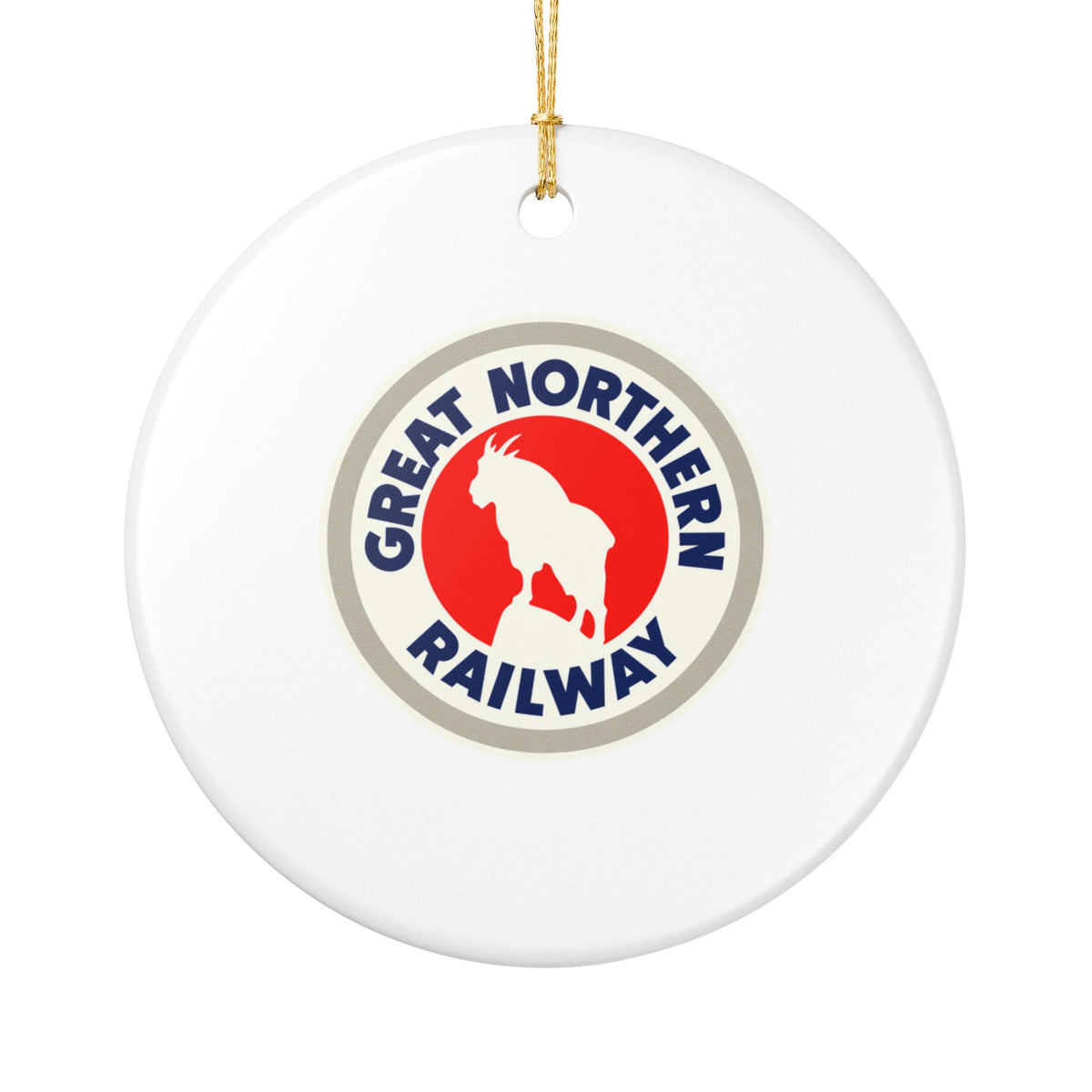 Great Northern Railway Ceramic Ornament