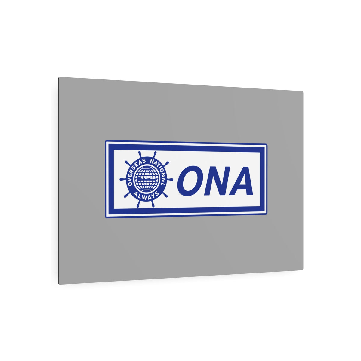 Overseas National Airways Metal Sign