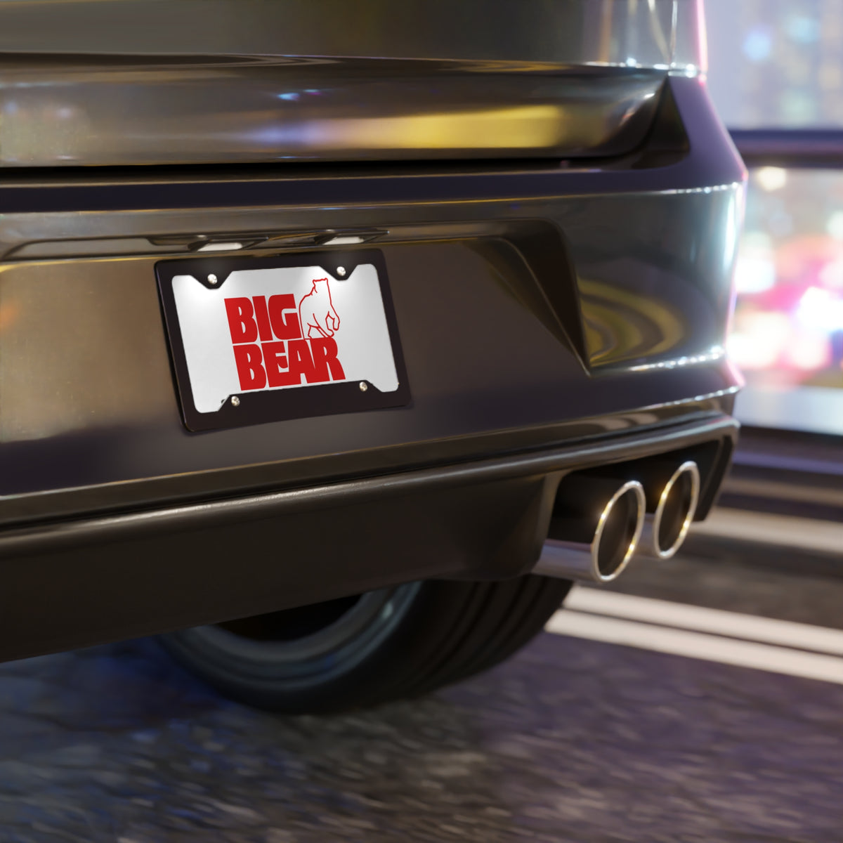 Big Bear Stores Vanity License Plate