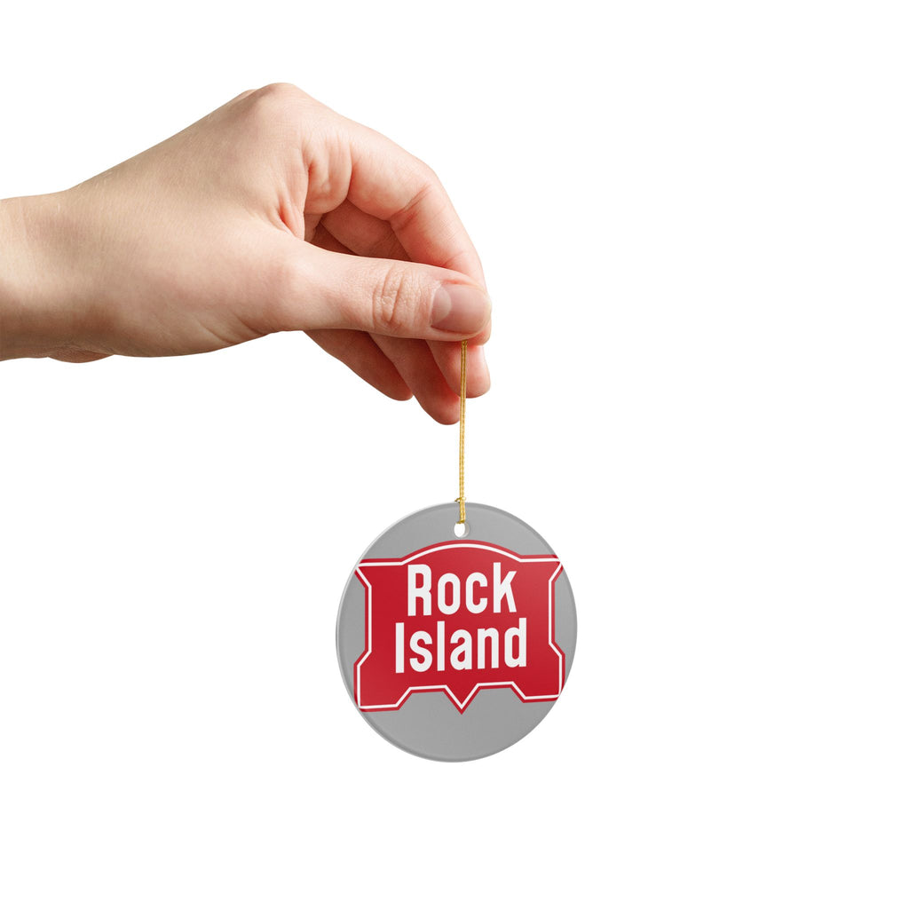 Chicago, Rock Island and Pacific Railroad Ceramic Ornament