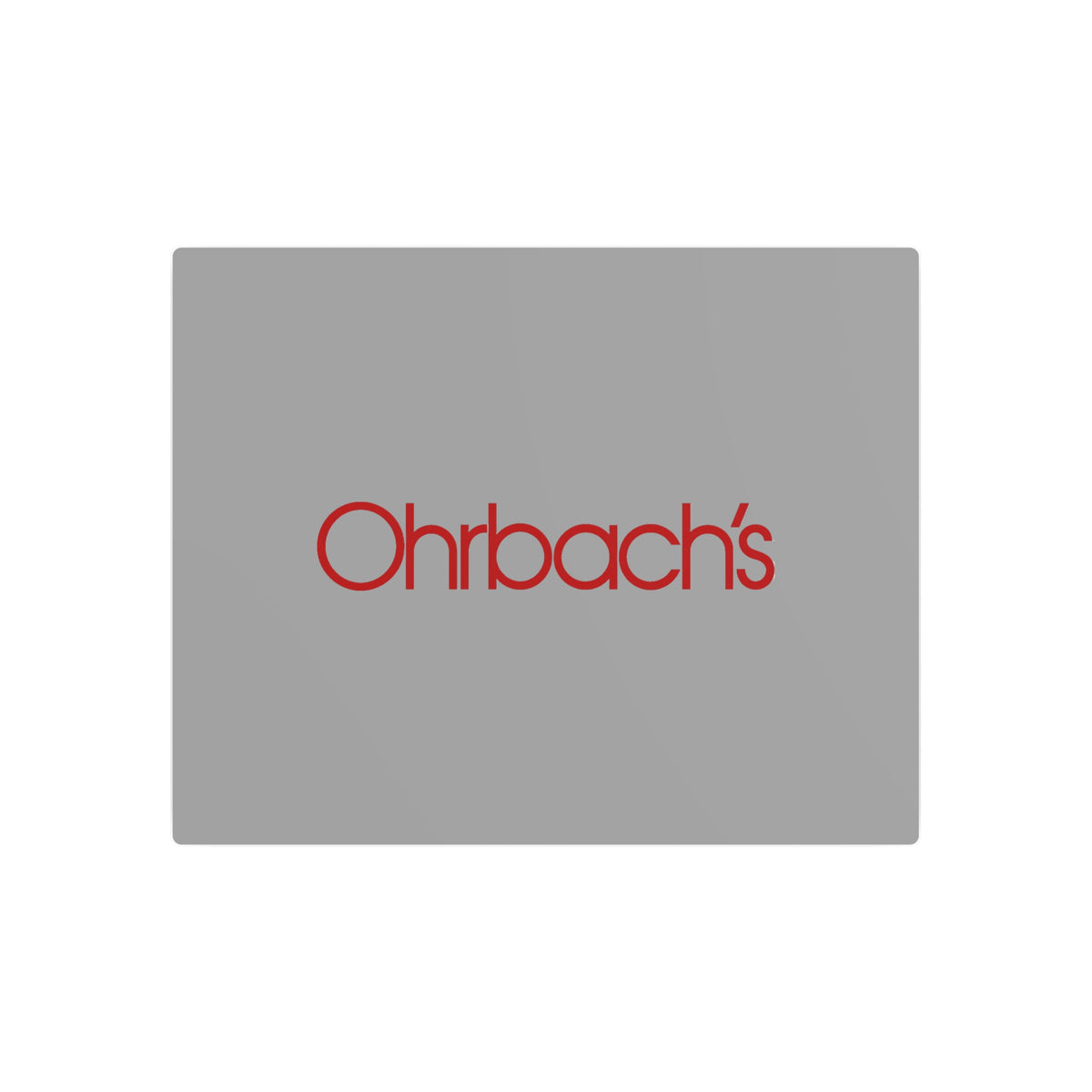 Ohrbach's Metal Sign