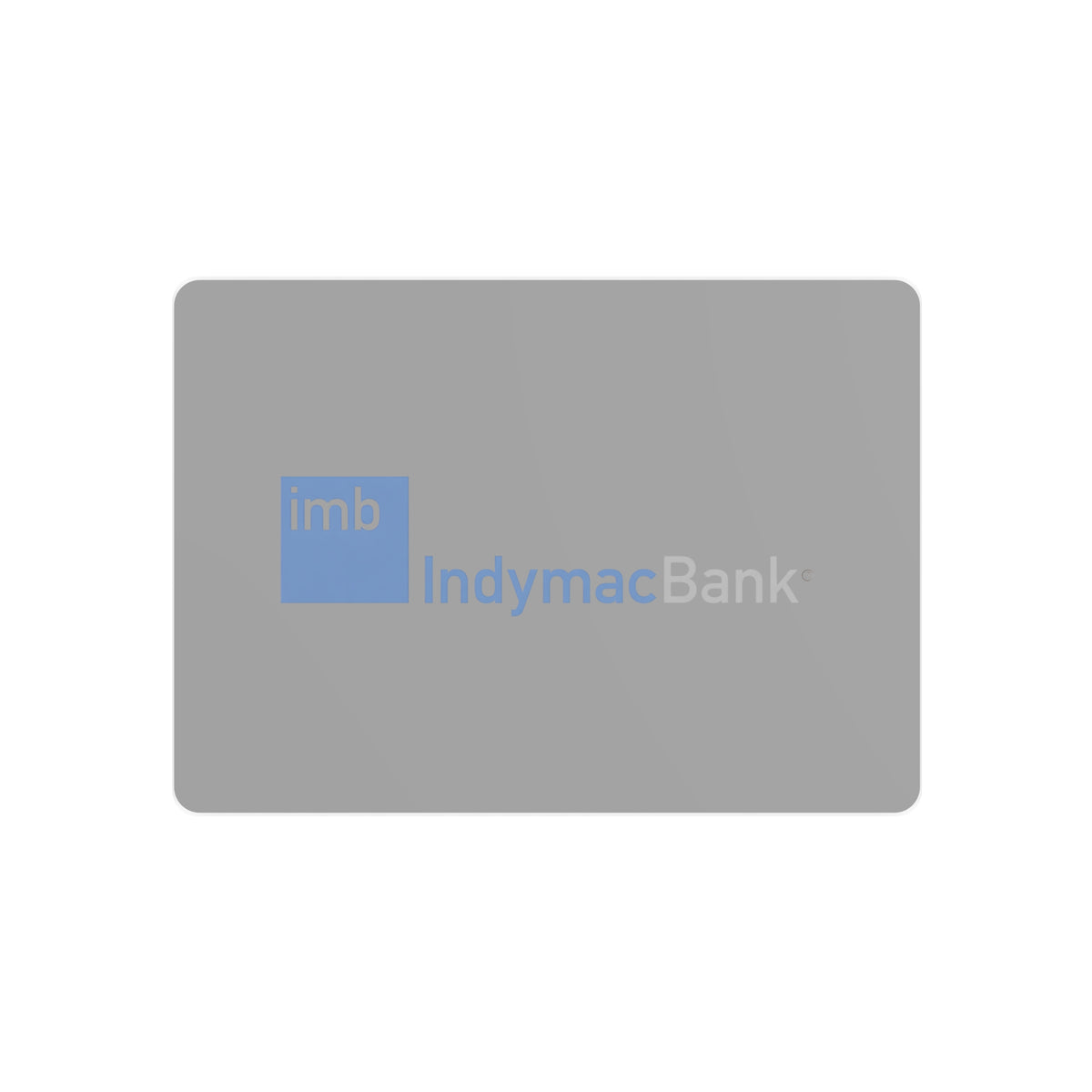 IndyMac Bank Metal Sign