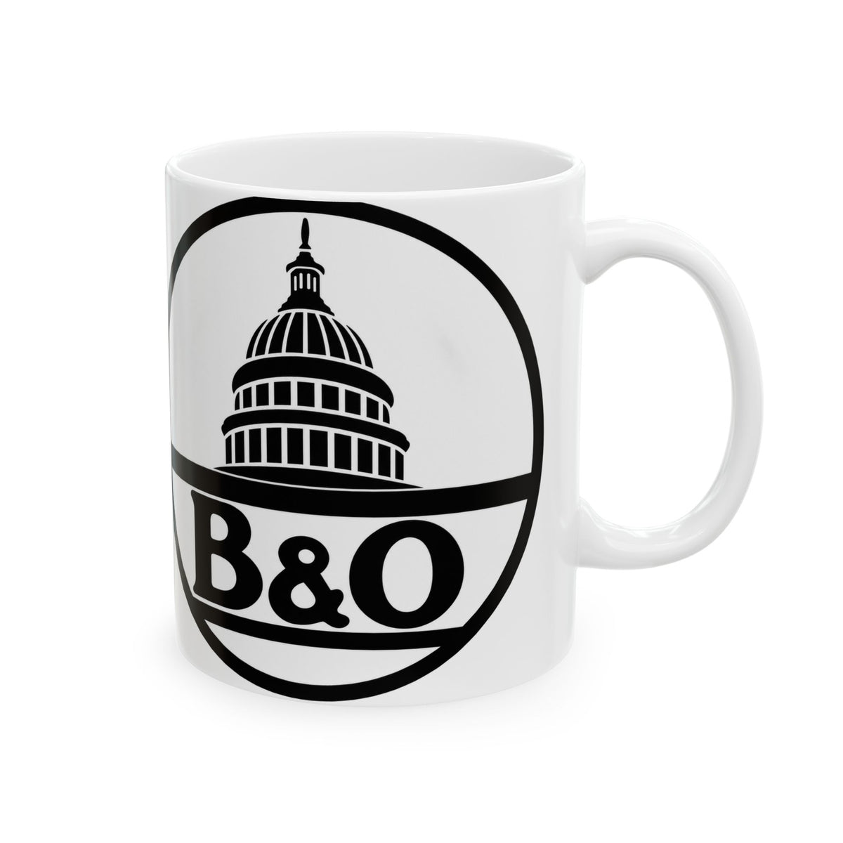 Baltimore and Ohio Railroad Ceramic Coffee Mug