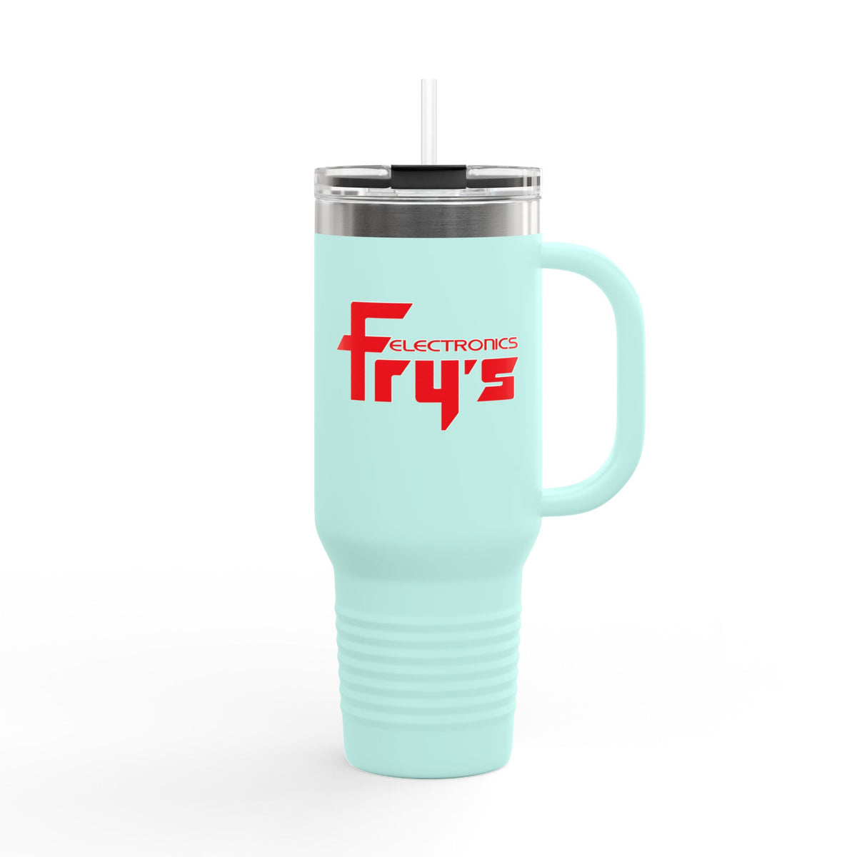 Fry's Electronics, Inc. 40oz Insulated Travel Mug Stainless Tumbler