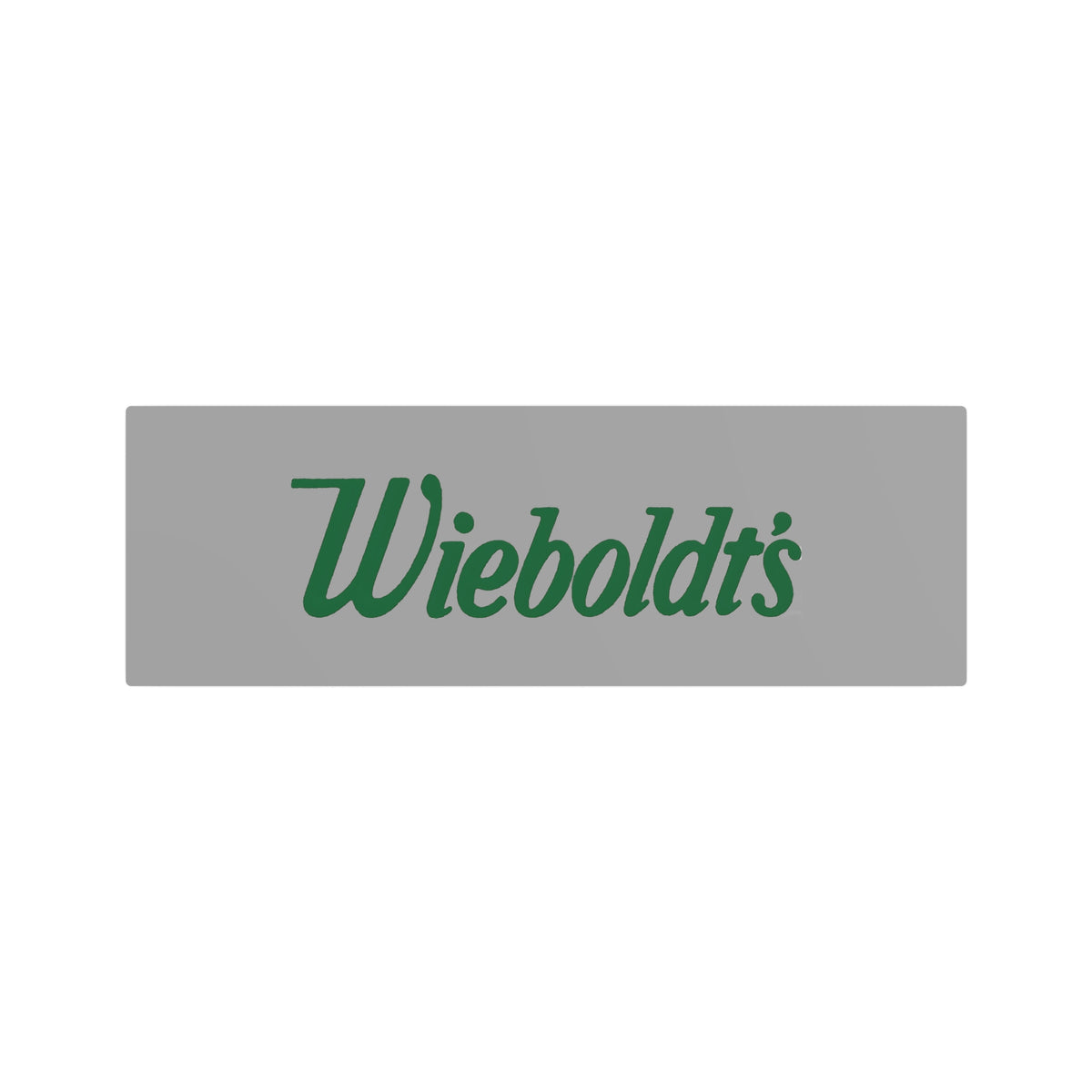 Wieboldt's Metal Sign