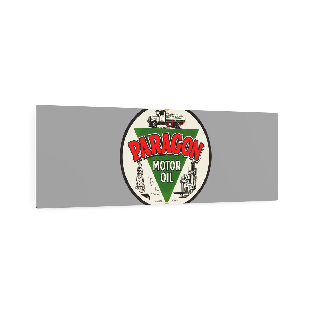 Paragon Oil Metal Sign
