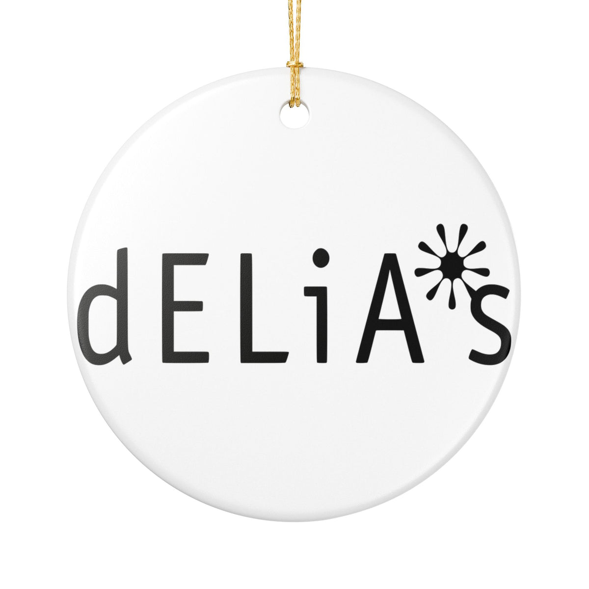 Delia's Ceramic Ornament