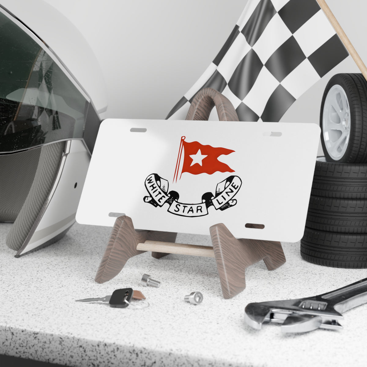 White Star Line Vanity License Plate