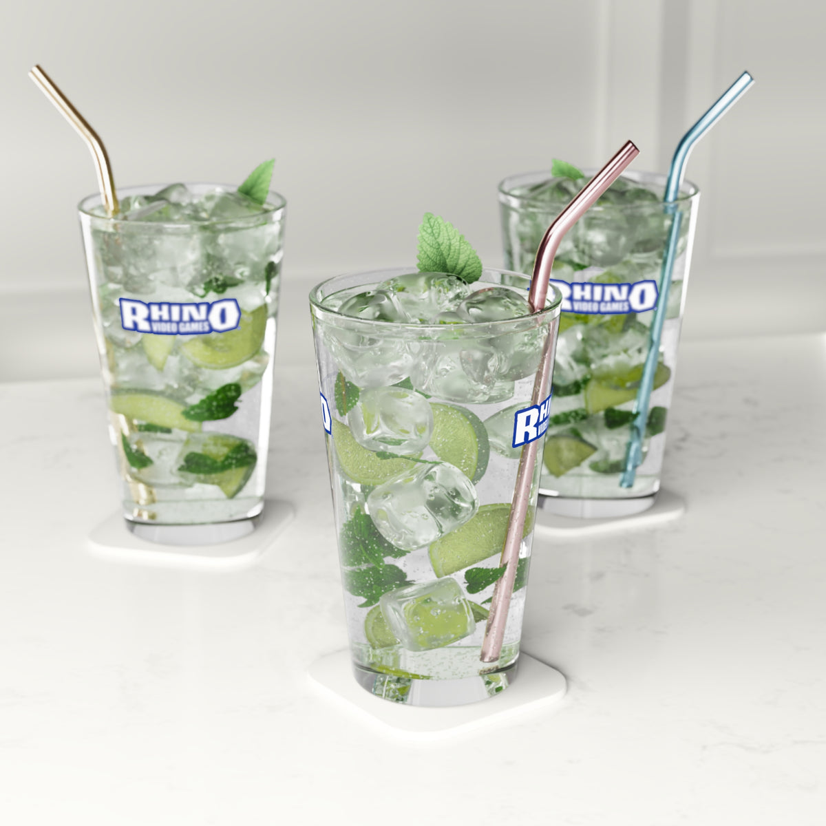 Rhino Video Games 16oz Pint Glass