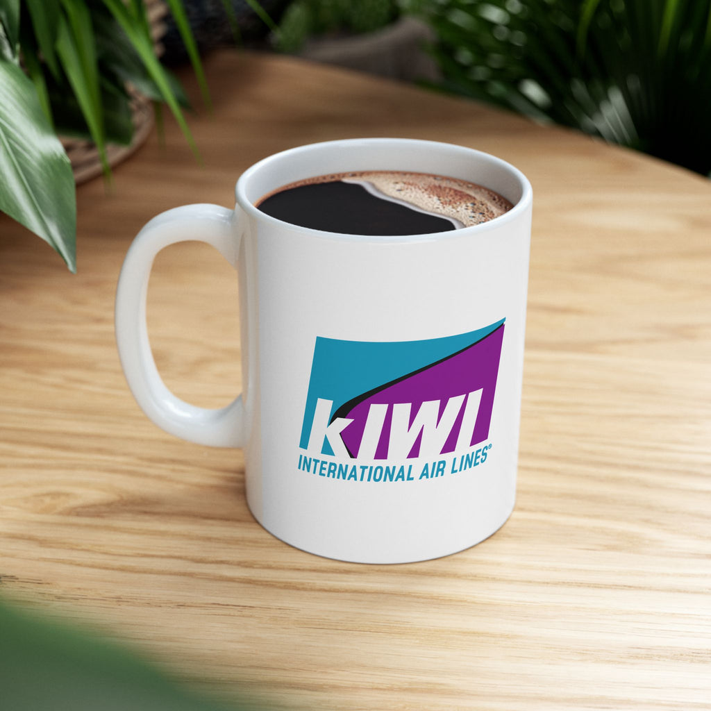 Kiwi International Air Lines Ceramic Coffee Mug