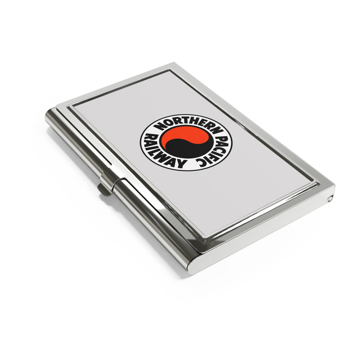 Northern Pacific Railway Metal Business Card Holder