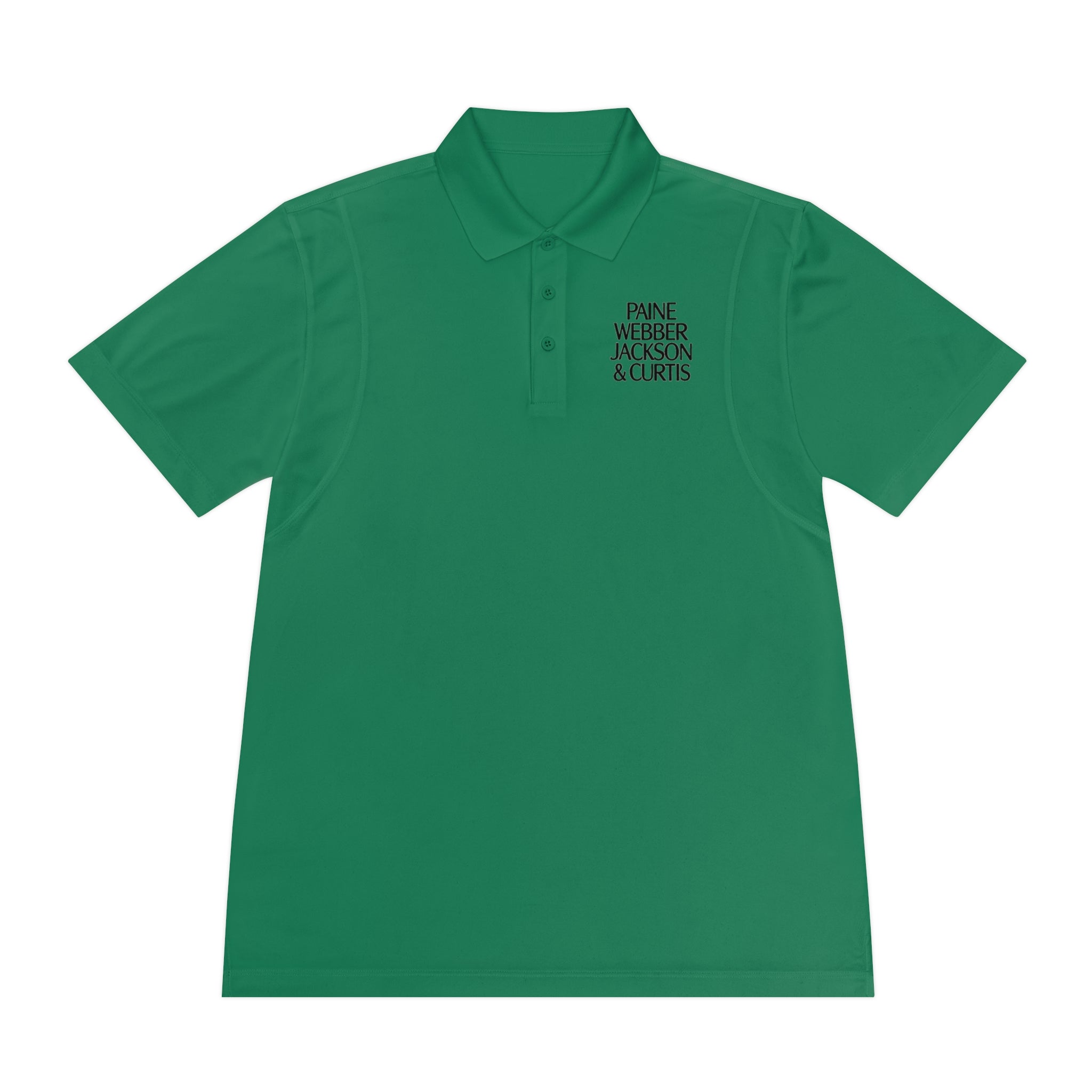 Paine Webber Jackson & Curtis Men's Sport Polo Shirt