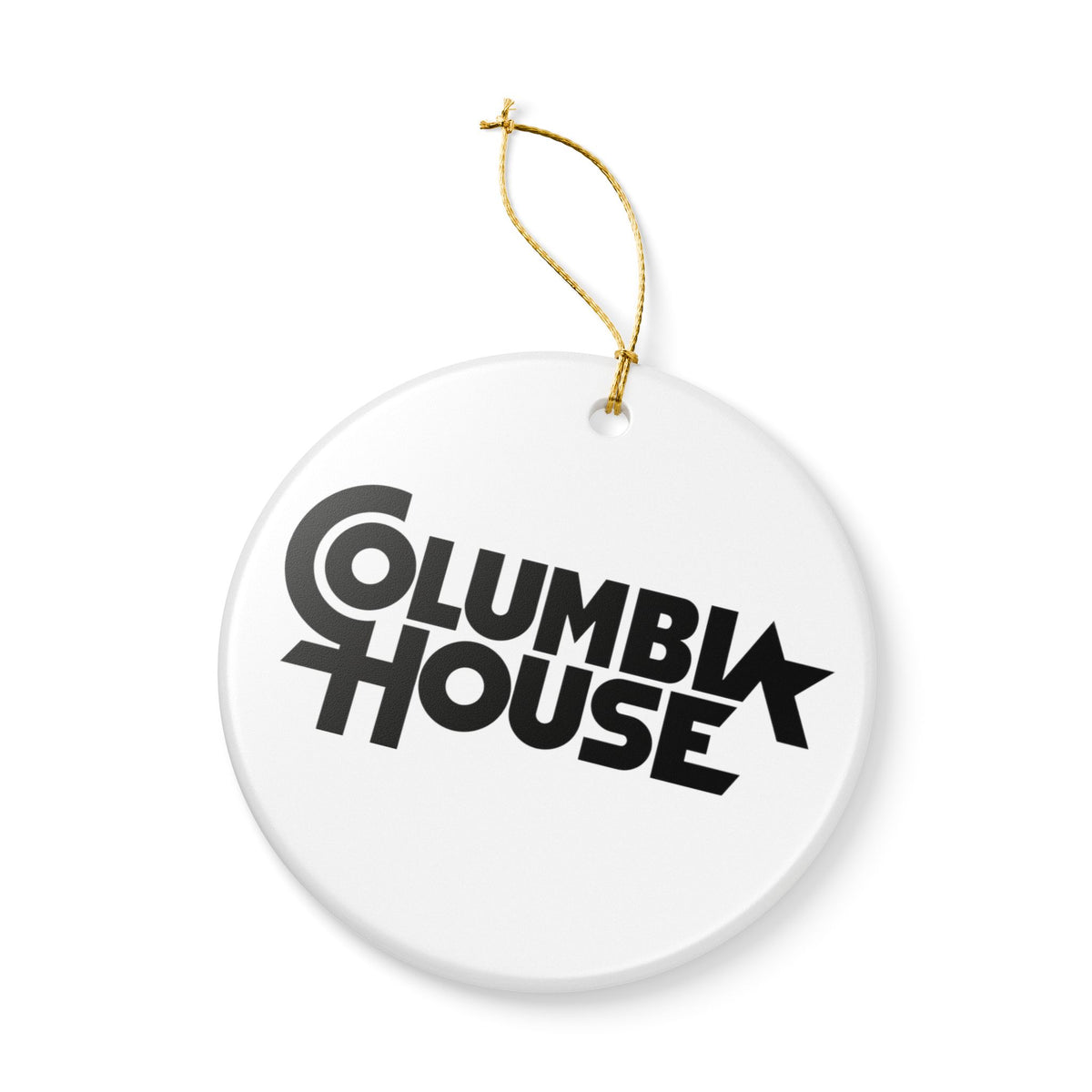Columbia House Ceramic Ornament