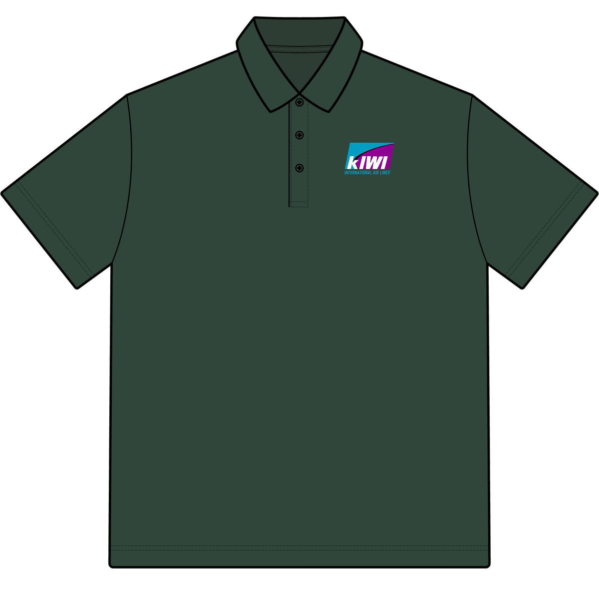 Kiwi International Air Lines Cotton Polo Shirt