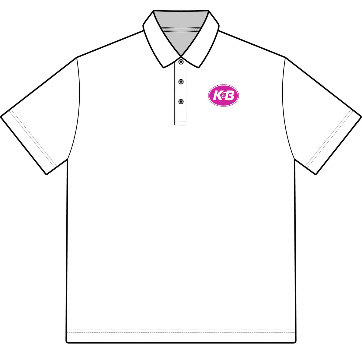 K&B (Katz & Besthoff) Cotton Polo Shirt