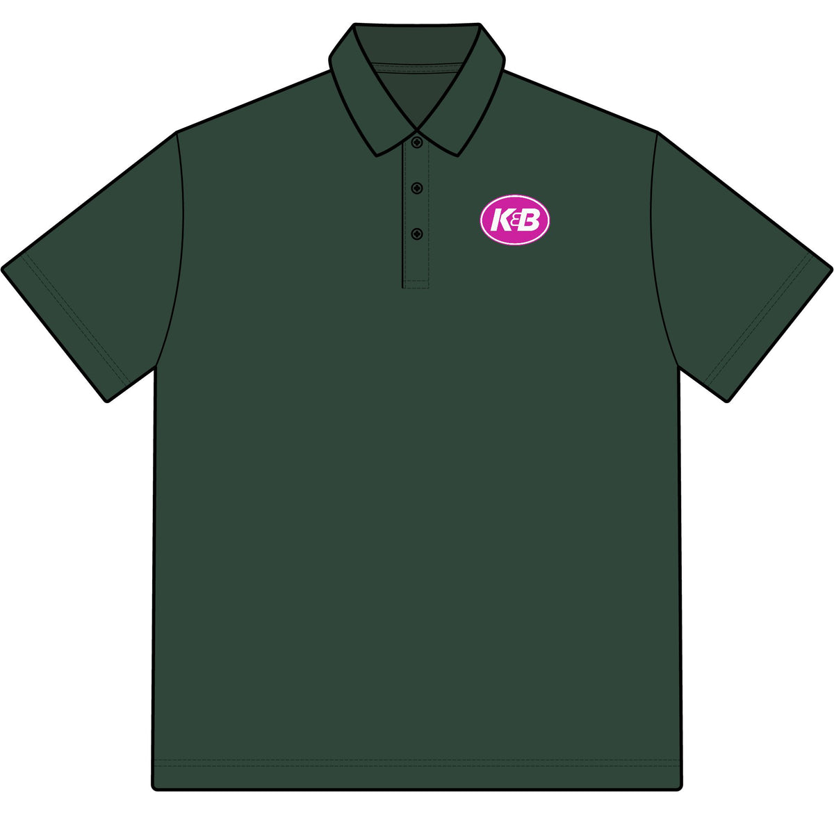 K&B (Katz & Besthoff) Cotton Polo Shirt