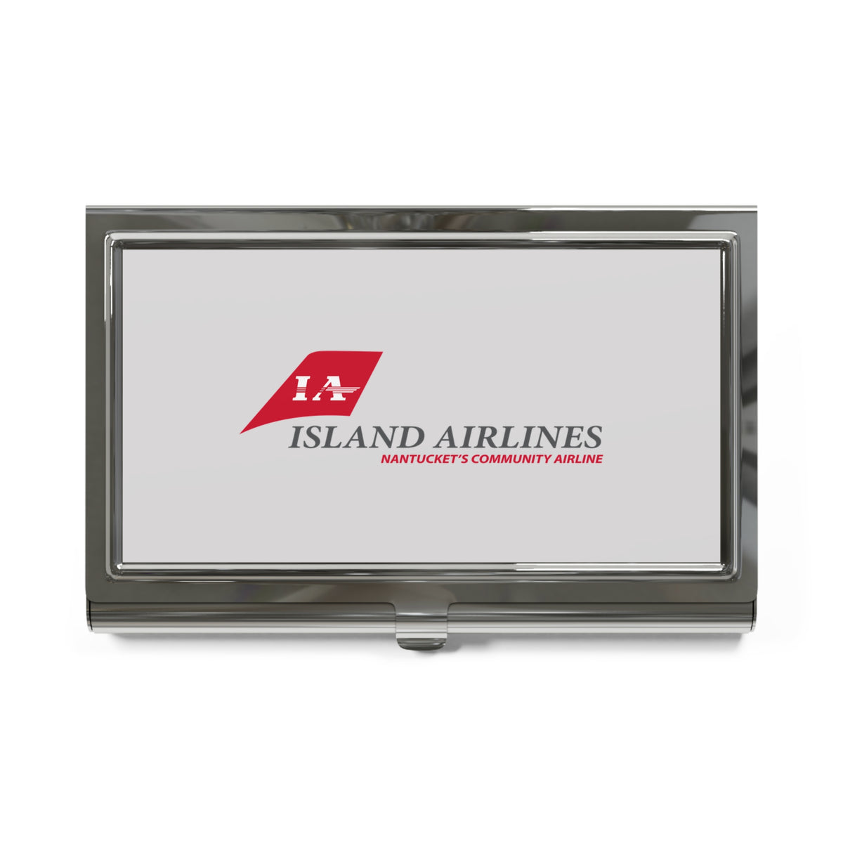 Island Airlines Metal Business Card Holder