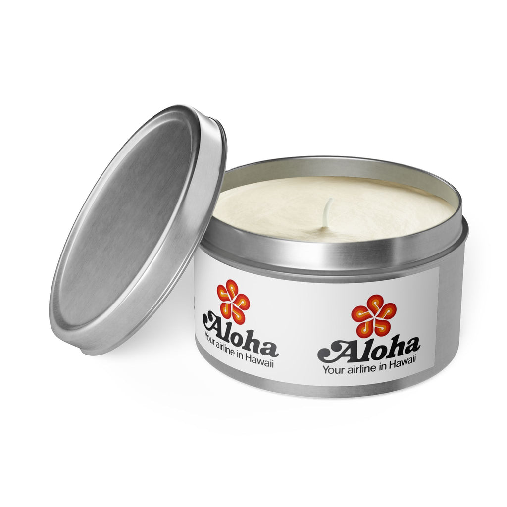 Aloha Airlines Tin Candle