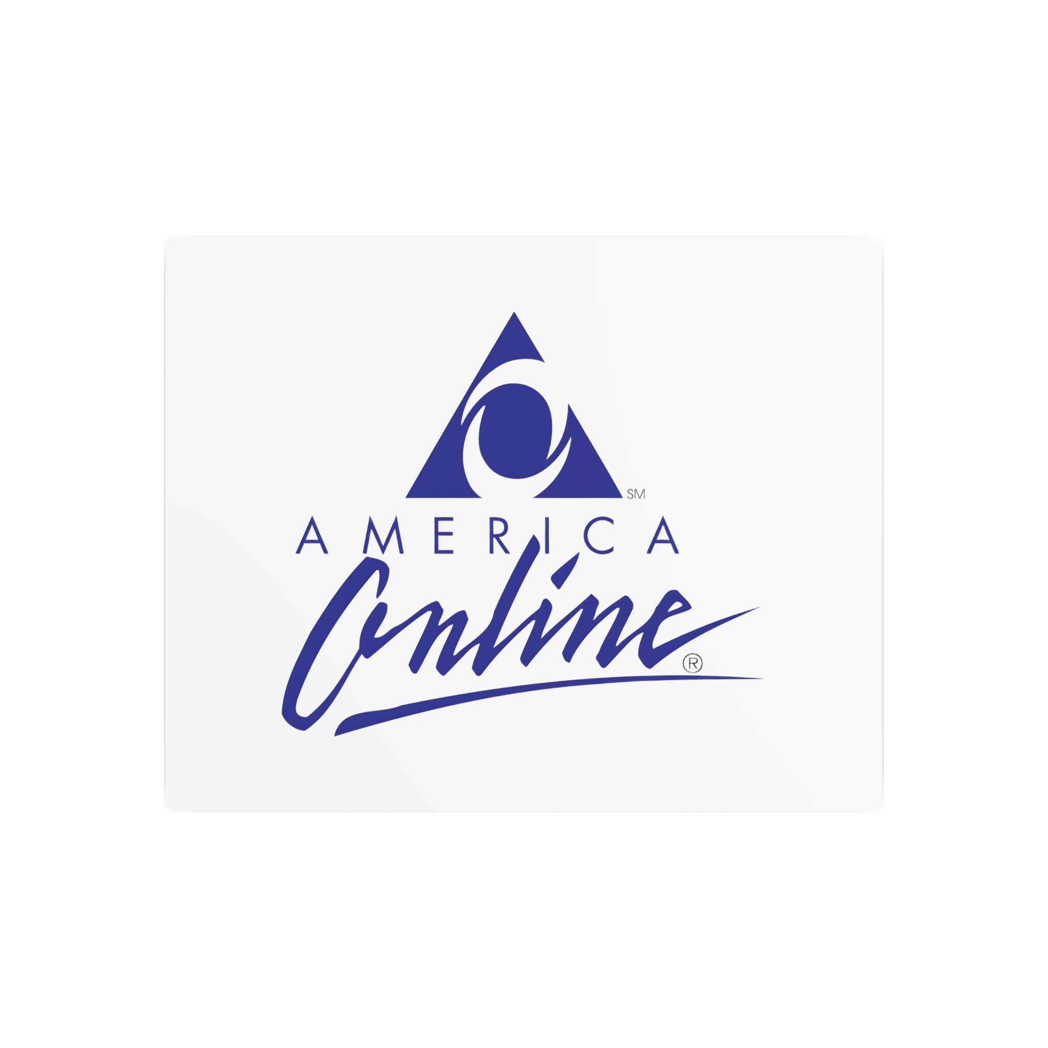 America Online (AOL) Metal Sign