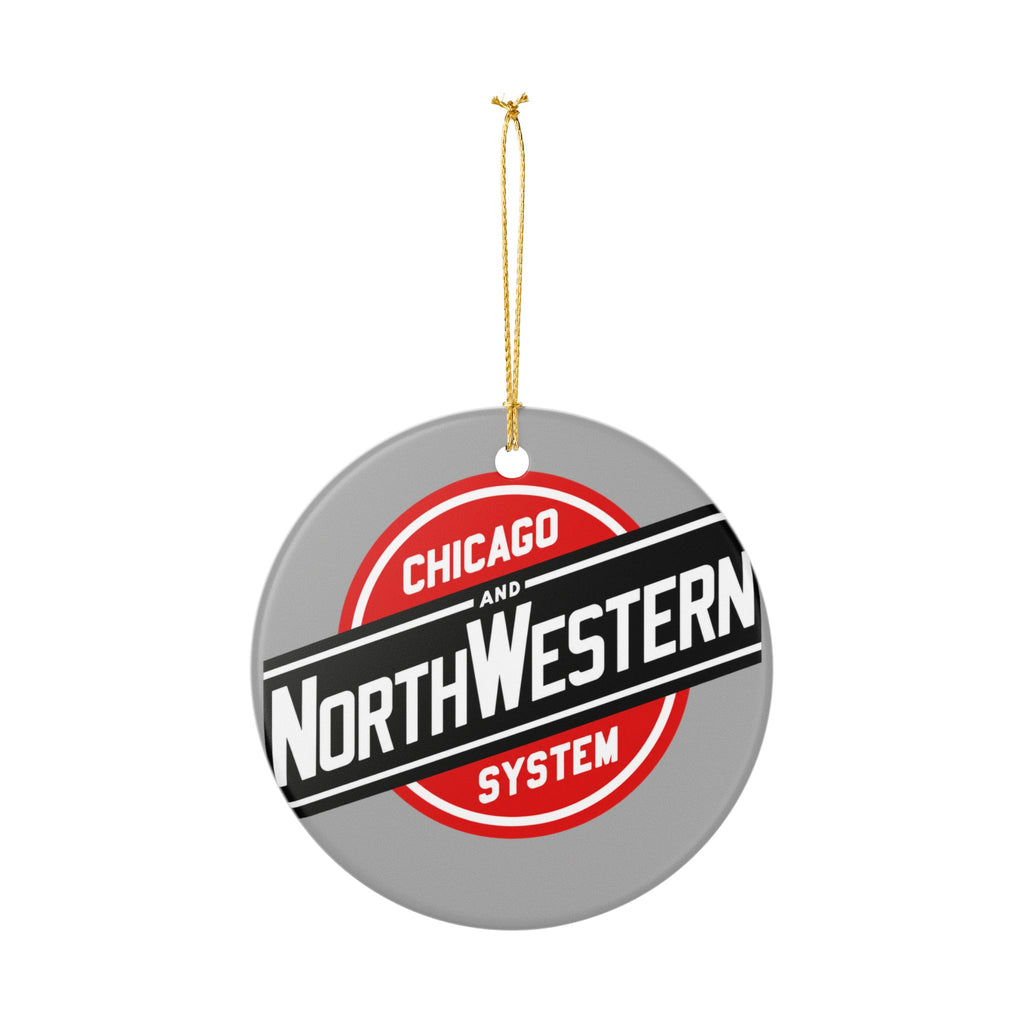 Chicago and North Western Railway Ceramic Ornament
