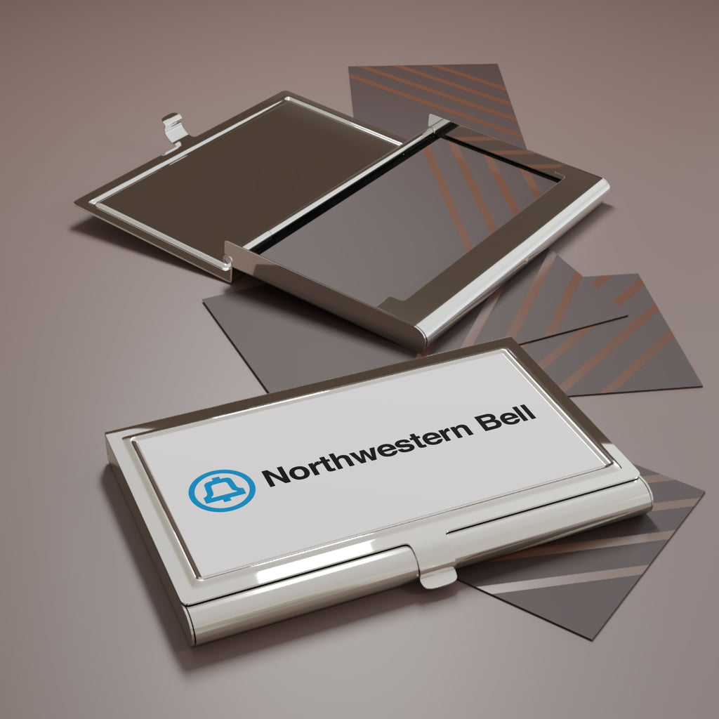 Northwestern Bell Metal Business Card Holder