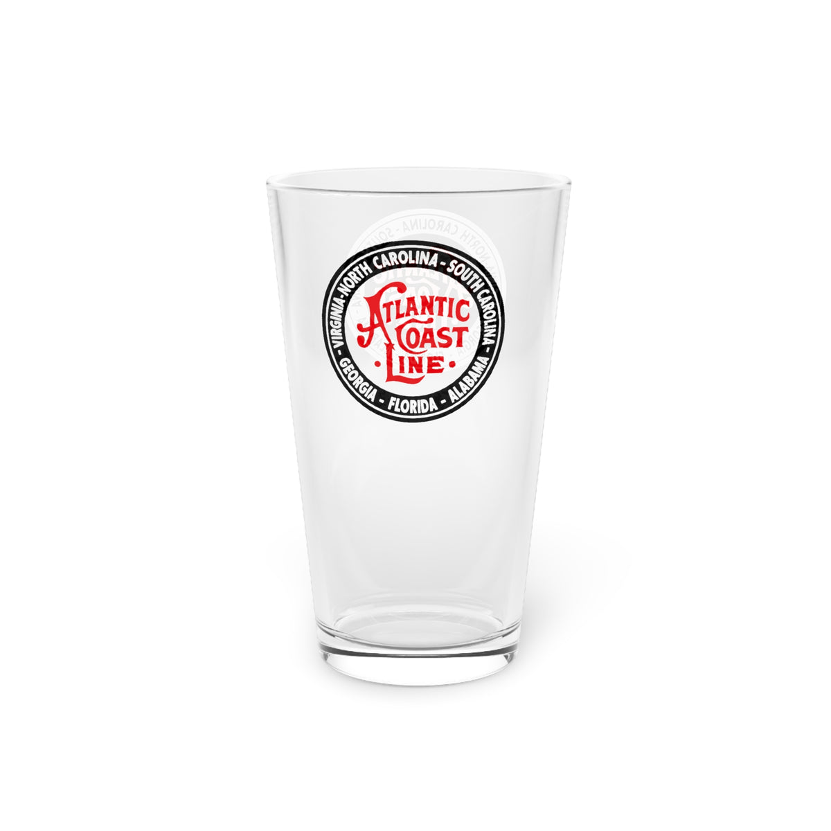 Atlantic Coast Line Railroad 16oz Pint Glass