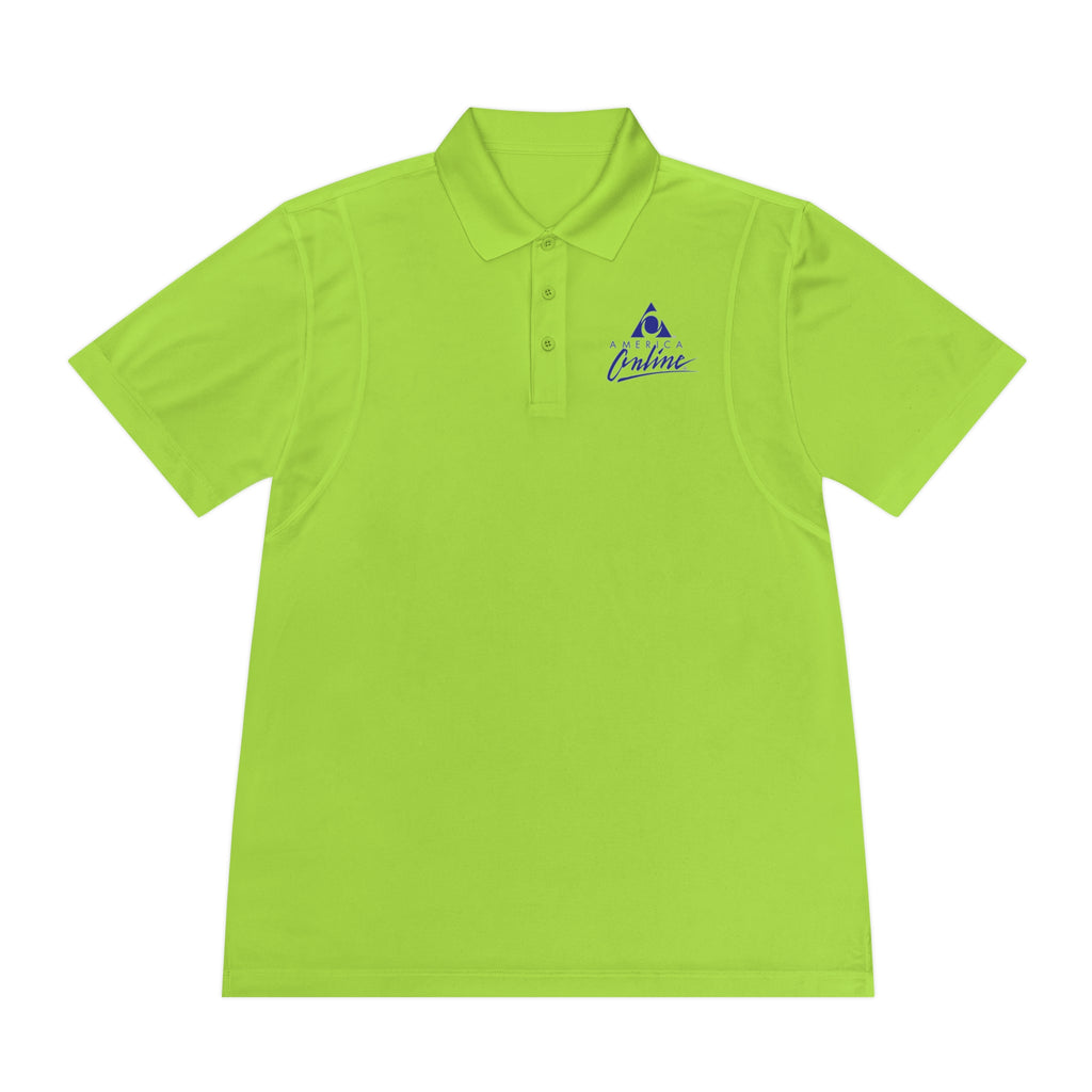 America Online (AOL) Men's Sport Polo Shirt