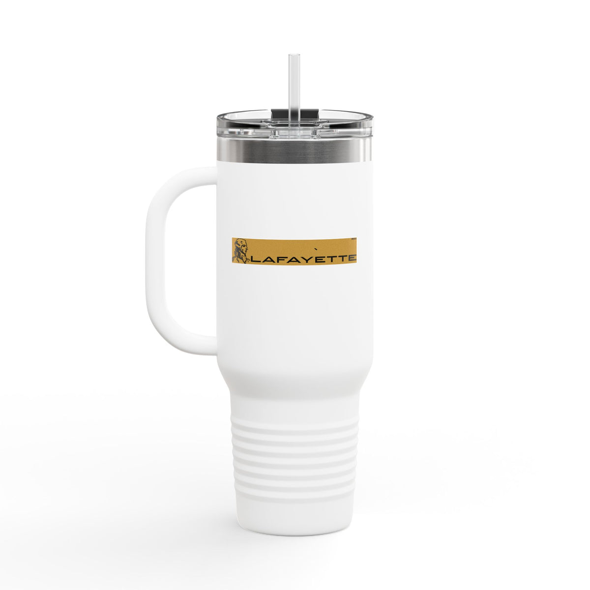 Lafayette Radio Electronics 40oz Insulated Travel Mug Stainless Tumbler