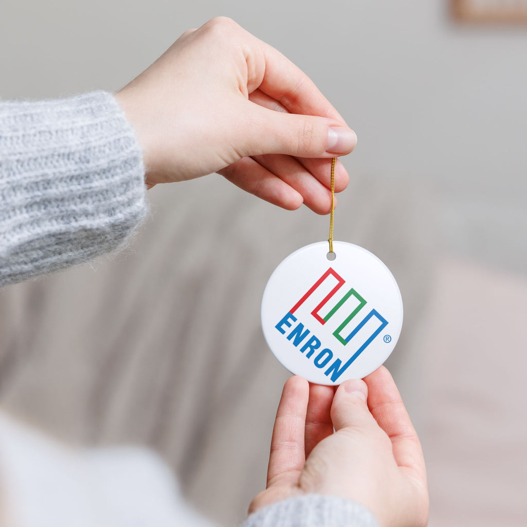 Enron Ceramic Ornament