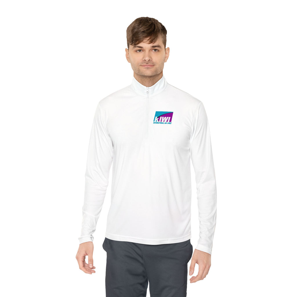 Kiwi International Air Lines Unisex Quarter Zip Pullover