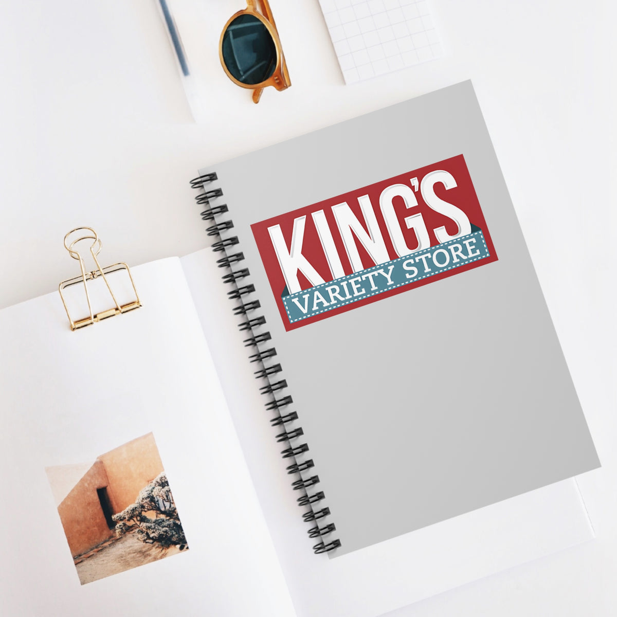 King's Variety Store Spiral Notebook