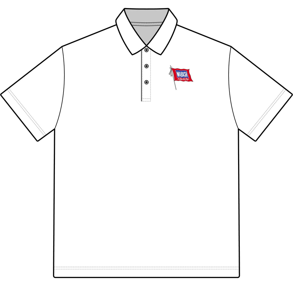 Wabash Railroad Cotton Polo Shirt