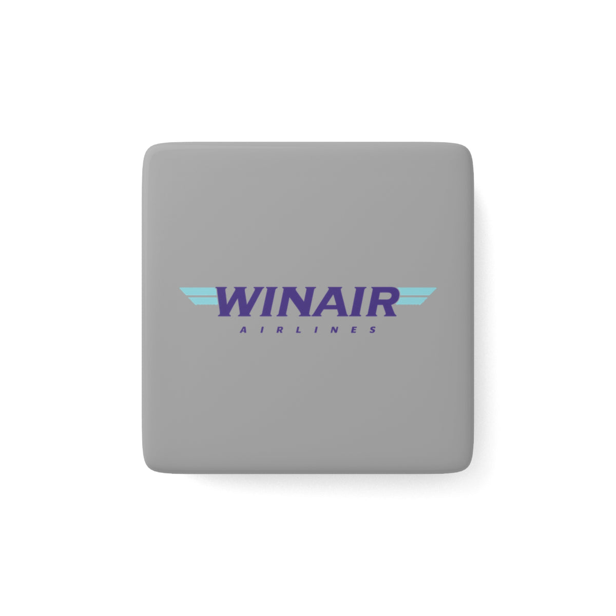 WinAir Airlines Square Porcelain Fridge Magnet