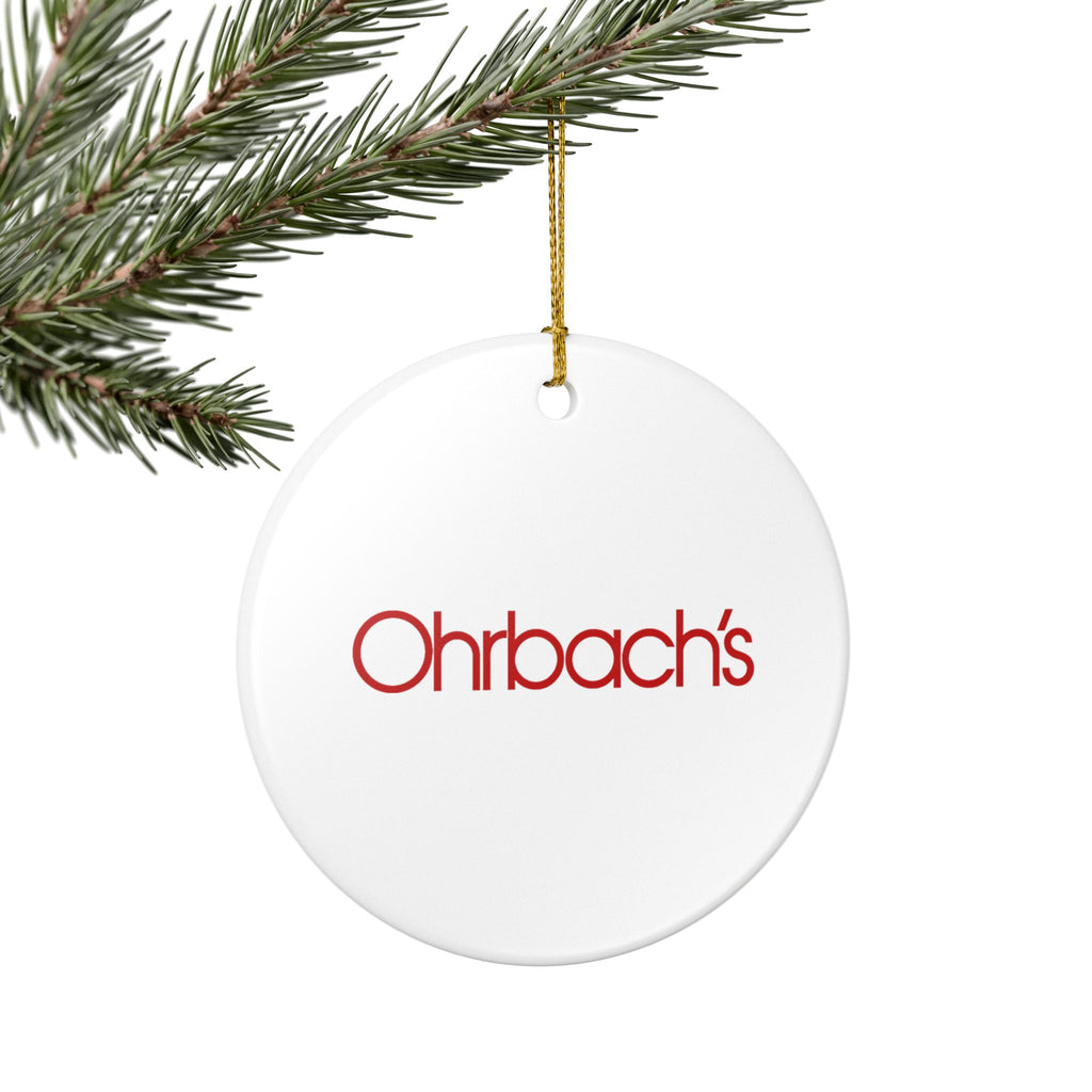 Ohrbach's Ceramic Ornament