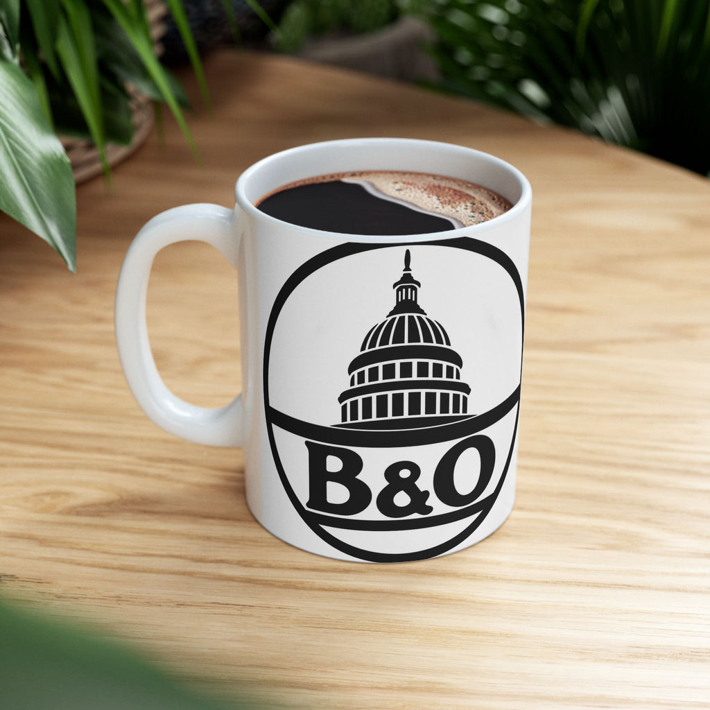 Baltimore and Ohio Railroad Ceramic Coffee Mug