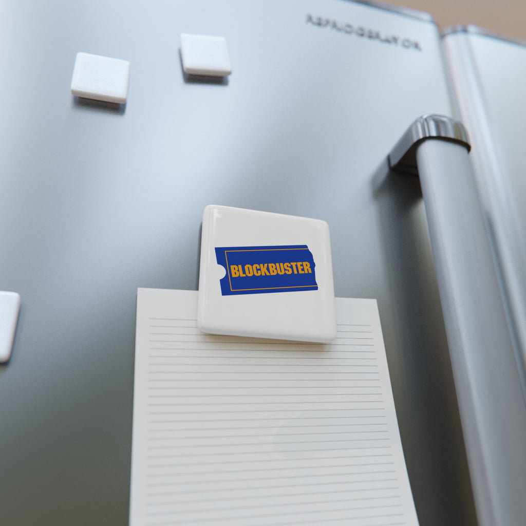 Template Square Porcelain Fridge Magnet