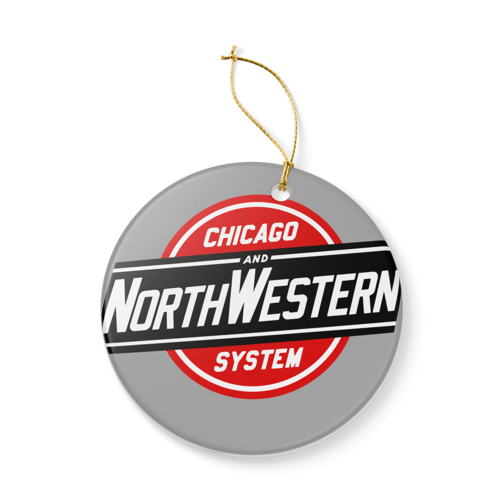 Chicago and North Western Railway Ceramic Ornament