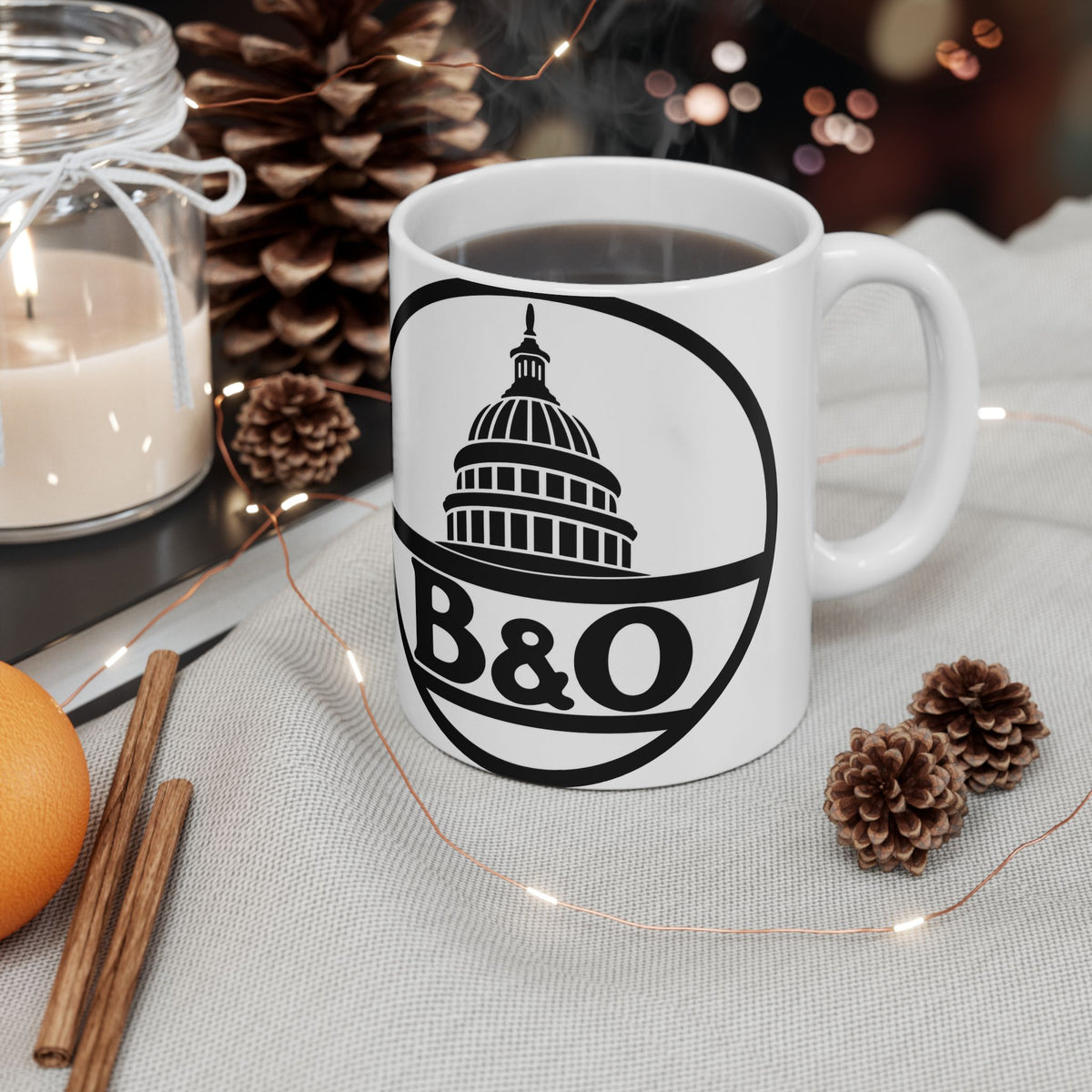 Baltimore and Ohio Railroad Ceramic Coffee Mug